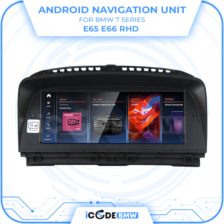 Android Navigation Unit for BMW 7 Series E65 E66 RHD with Carplay/Android  Auto integrated – BMW Coding, programming, remapping, diagnostics, Carplay,  Android screens, MMI Box