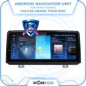 Android Navigation Unit for BMW 2 Series F45 F46 Grand Tour RHD