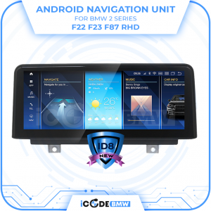 Android Navigation Unit for BMW 2 Series F22 F23 F87 RHD
