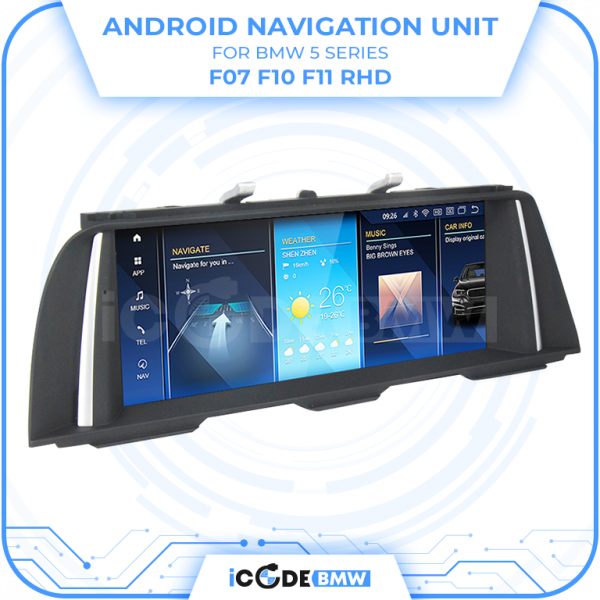 Android Touchscreen BMW F10 10.25" FHD 8GB + 128GB S662 Android 13 ID8-core Snapdragon Wireless Carplay CIC BOTH - Image 6