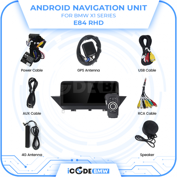 Android Touchscreen BMW E84 12.3" FHD 4GB + 64GB S662 Android 13 ID8-core Snapdragon Wireless Carplay N/S BOTH - Image 5
