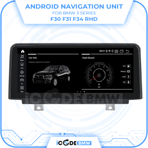Android Touchscreen BMW F30 10.25" HD 4GB + 64GB S665 Android 13 ID8-core Snapdragon Wireless Carplay NBT BOTH - Image 4