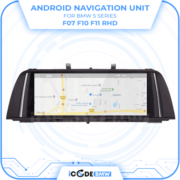 Android Touchscreen BMW F10 10.25" FHD 8GB + 128GB S662 Android 13 ID8-core Snapdragon Wireless Carplay CIC BOTH - Image 4