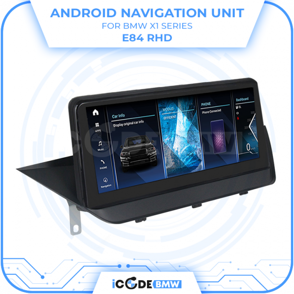 Android Touchscreen BMW E84 12.3" FHD 4GB + 64GB S662 Android 13 ID8-core Snapdragon Wireless Carplay N/S BOTH - Image 3