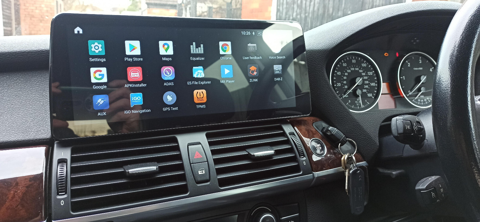 Android Touchscreen BMW E70 12" FHD 4GB + 64GB S665 Android 13 ID8-core Snapdragon Wireless Carplay CIC BOTH - Image 15