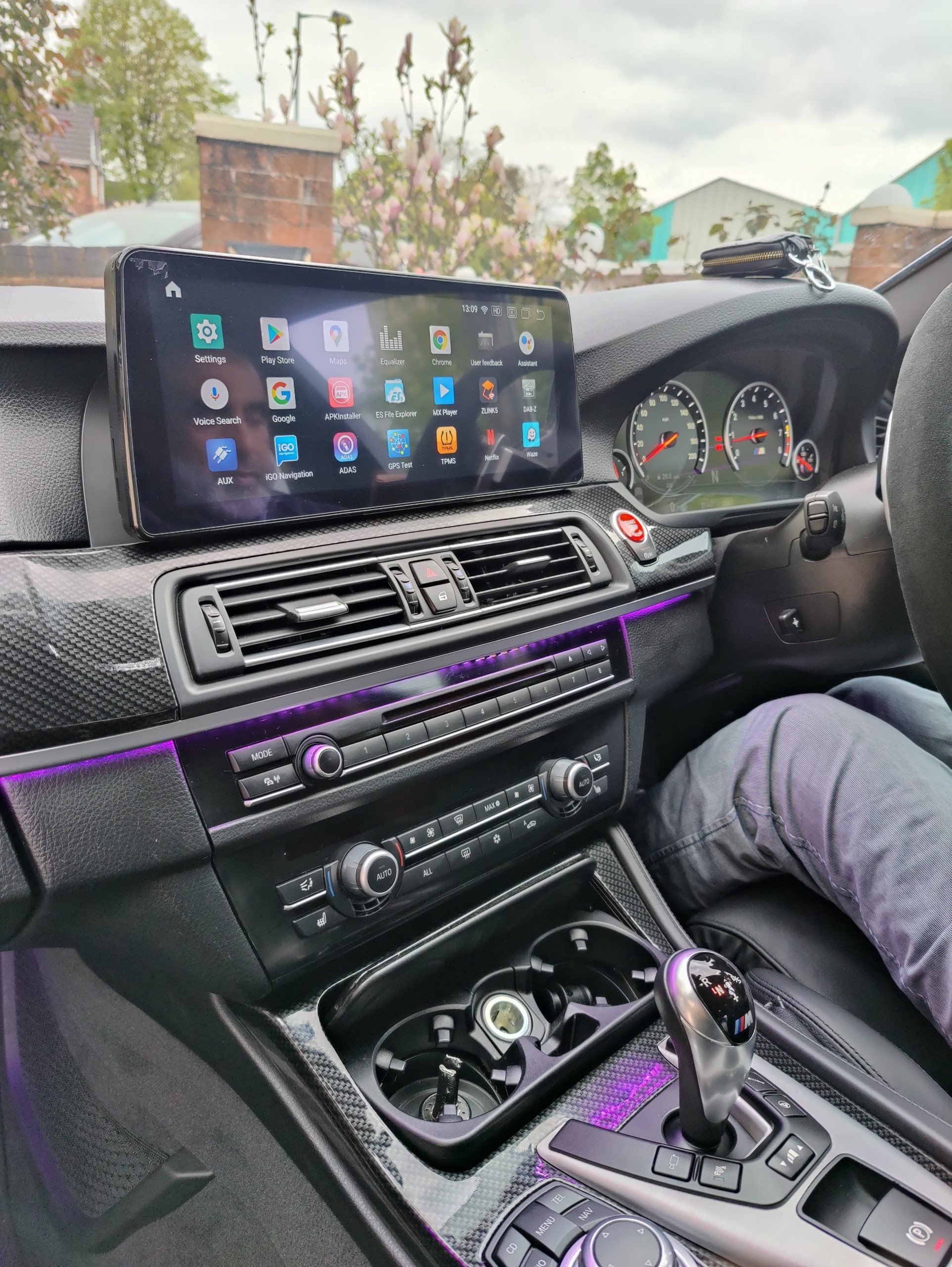 Android Touchscreen BMW F10 12.3" FHD 4GB + 64GB S662 Android 13 ID8-core Snapdragon Wireless Carplay NBT BOTH - Image 5