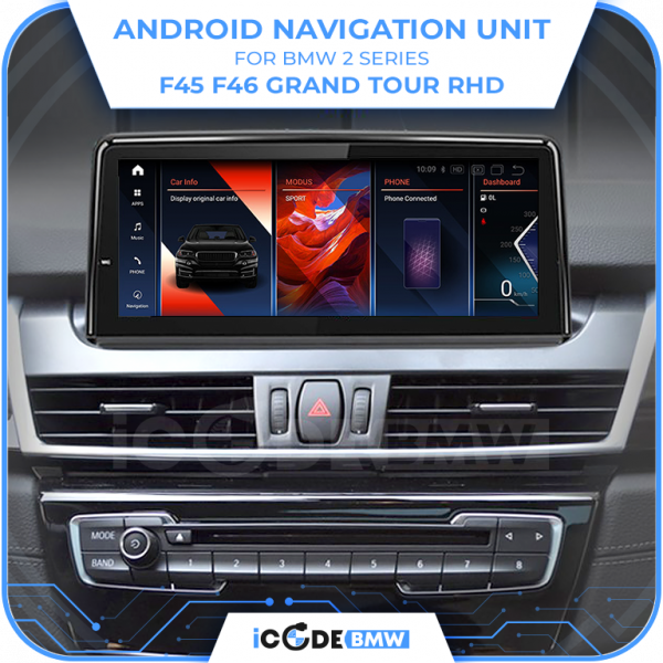 Android Touchscreen BMW F45 8.8" HD 8GB + 128GB S662 Android 13 ID8-core Snapdragon Wireless Carplay NBT BOTH - Image 3
