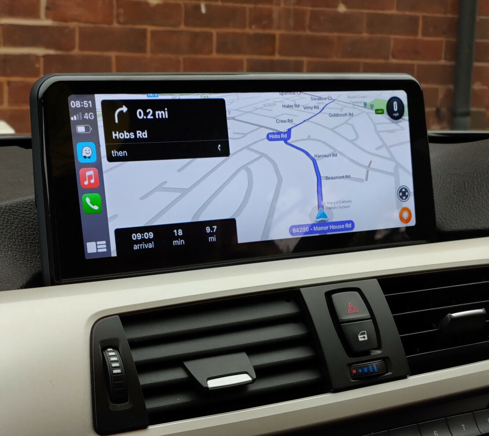 Android Touchscreen BMW F30 10.25" HD 4GB + 64GB S665 Android 13 ID8-core Snapdragon Wireless Carplay NBT BOTH - Image 8