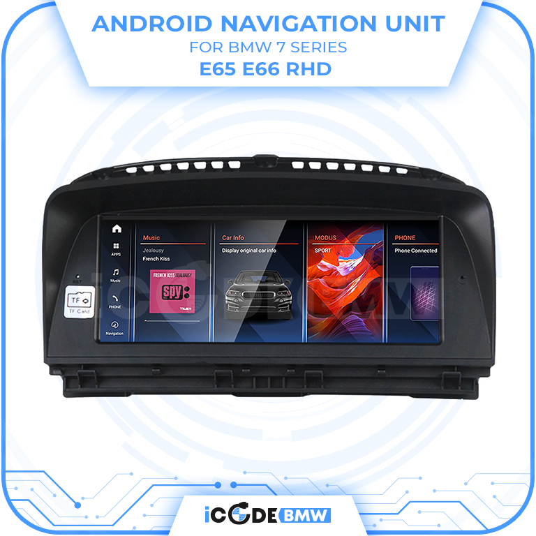 Android Touchscreen BMW E65 8.8" HD 4GB + 64GB S665 Android 13 ID8-core Snapdragon Wireless Carplay CCC BOTH - Image 12