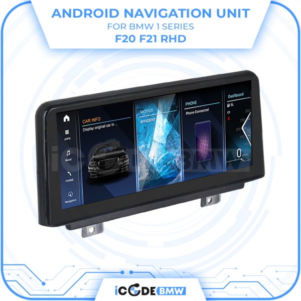 Android Touchscreen BMW F20 10.25" FHD 8GB + 128GB S662 Android 13 ID8-core Snapdragon Wireless Carplay NBT BOTH - Image 5
