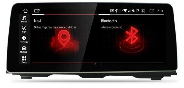 Android Touchscreen BMW F10 12.3" FHD 8GB + 128GB S662 Android 13 ID8-core Snapdragon Wireless Carplay NBT BOTH - Image 5